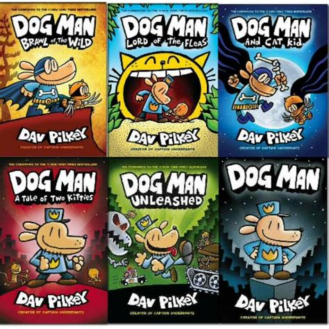 Jual Dog Man Series 1-6 Books Collection Set (Softcover) Indonesia ...