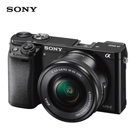 索尼（SONY）ILCE-6000L APS-C微单数码相机标准套装 黑色（约2430万有效像素 E PZ 16-50mm镜头 a6000） - 办公用品 办公文具