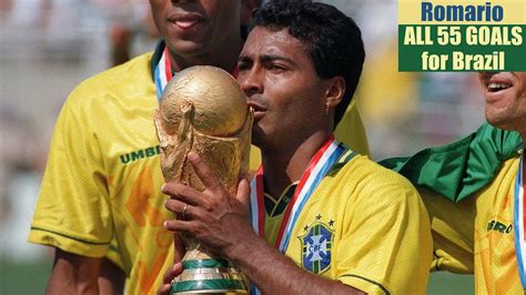 Romario All 55 Goals for Brazil 🇧🇷 - YouTube