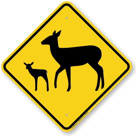 Deer Crossing Signs