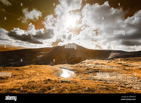 High mountain lake Stock Photo - Alamy