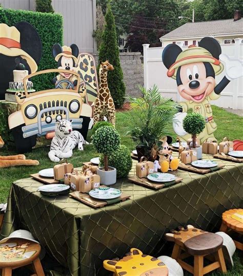 Mickey Safari Garden Party Ideas