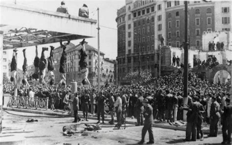 Vintage Everyday - The dead bodies of Mussolini Benito, his mistress...