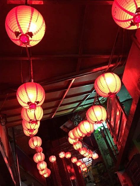 chinese lanterns on the old street in Jiufen | Taiwan, Chinese lanterns, Lanterns