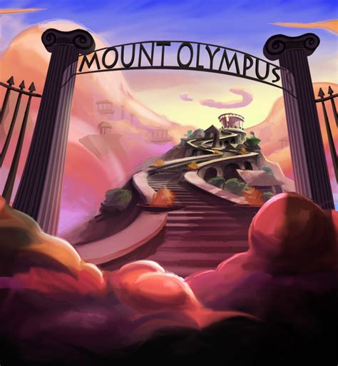 Mount Olympus - Colour Key by AlexanderHenderson on DeviantArt | Percy ...