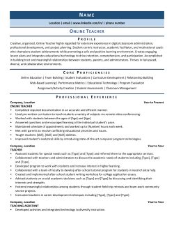 20+ Teacher Resume Examples that Work in 2024 | ZipJob