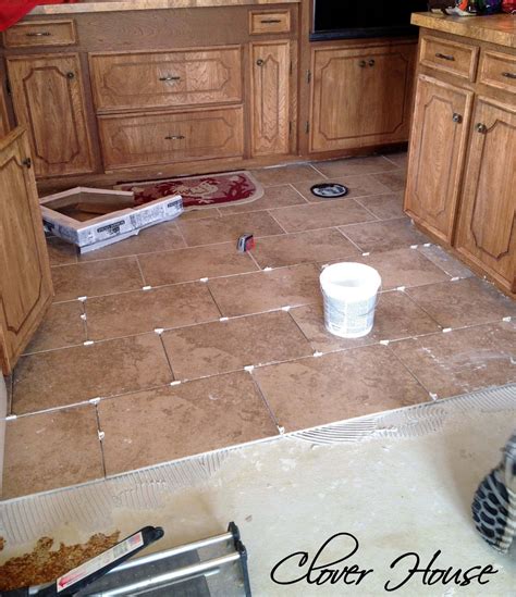 Clover House: Tiling Our Kitchen Floor Home Projects, Home Crafts, Diy Home Decor, Home Diy ...