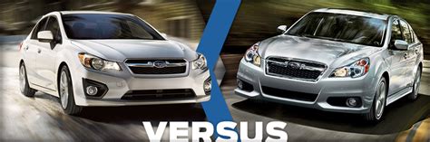 Subaru Impreza vs Subaru Legacy: the best buy