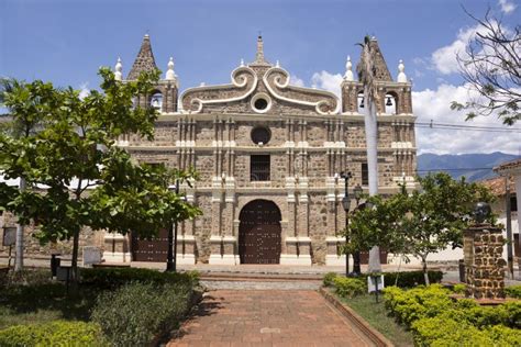 Colombia - Santa Fe De Antioquia - Church of Santa Barbara Stock Photo ...