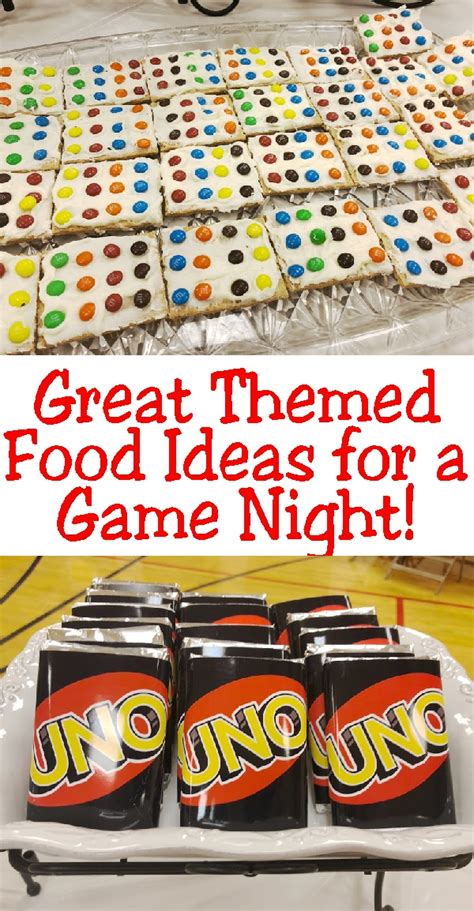 DIY Party Mom: Awesome Food Ideas for a Game Night