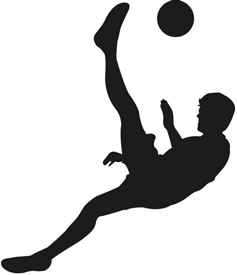 Football player Shooting Bicycle kick Kickball - players vector png ...