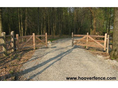 Hoover Fence Wood Split Rail Gates - Western Red Cedar w/ Steel Frames | Hoover Fence Co.