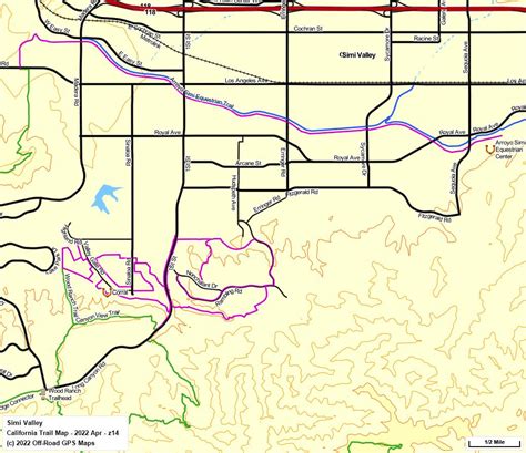 Simi Valley - California Trail Map