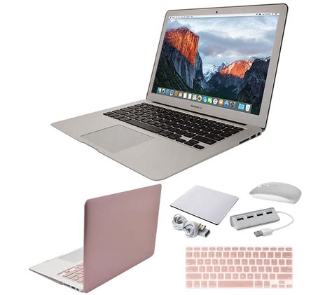 Apple MacBook Air 13" Laptop with Clip Case, Wireless Mouse and Accessories - Page 1 — QVC.com