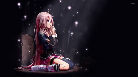 Girl with pink hair praying wallpaper - Anime wallpapers - #40901