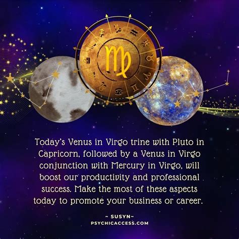 Venus In Virgo Aspects September 26, 2022 in 2022 | Venus in virgo ...