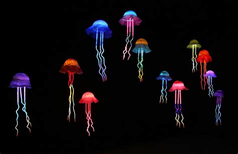 Neon Jellyfish - Image Abyss