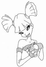 Winx Club Tecna Coloring Pages sketch template