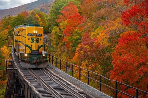 Where to Find the Best Fall Foliage Train Rides in New England