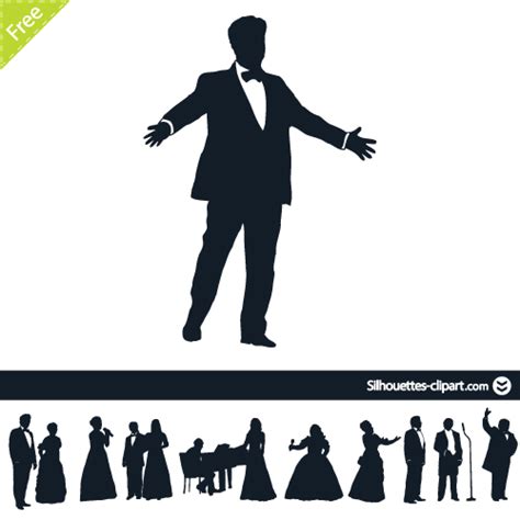 Free Opera Singer Silhouette, Download Free Opera Singer Silhouette png ...