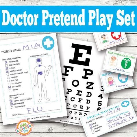 Doctor Pretend Play Free Kids Printables