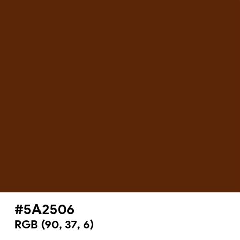 Light Umber color hex code is #5A2506