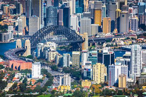 Aerial Stock Image - Harbour Bridge Sandwich