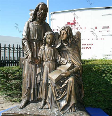 Mary joseph and baby jesus holy family bronze religious garden statues to buy TBC-02- Religious ...