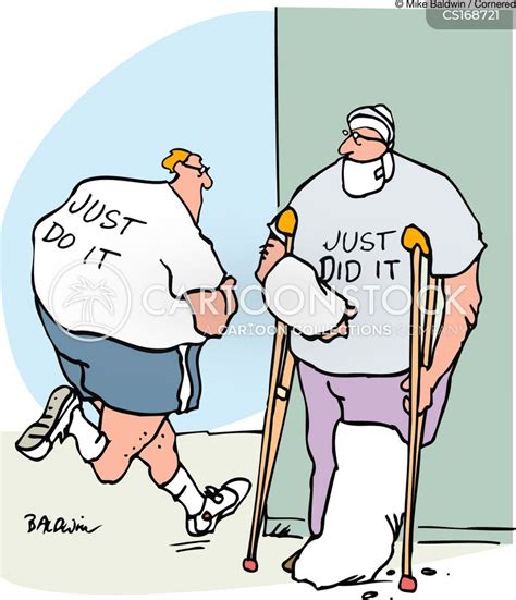 Sporting Injury Cartoons and Comics - funny pictures from CartoonStock