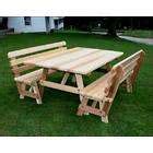 Square Picnic Table Woodcraft Woodworking Plan