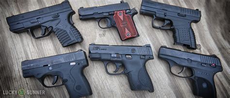 9mm Concealed Carry Pistols Comparison