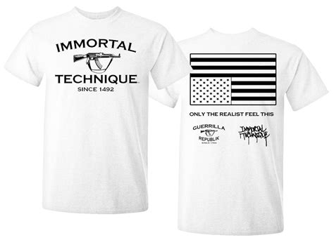 IMMORTAL TECHNIQUE T-SHIRT - WHITE – Immortal Technique