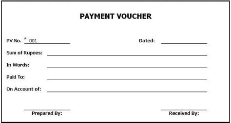 Cheque Payment Voucher Template 2