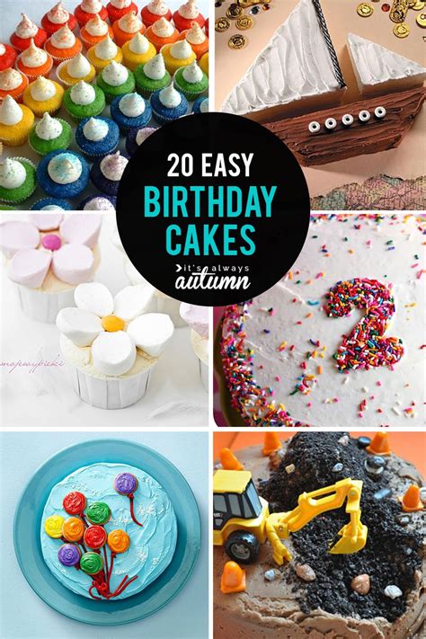 Easy Birthday Cake Decorating Ideas You Can Do! | Homemade birthday cakes, Birthday cake ...