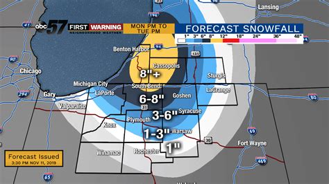 Lake effect snow expected through the day on Tuesday – 95.3 MNC