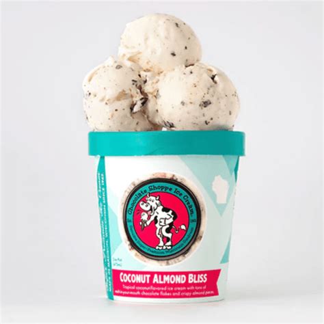 Coconut Almond Bliss Pints – Chocolate Shoppe Ice Cream