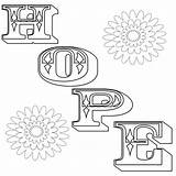 Hope Printable Coloring Page sketch template
