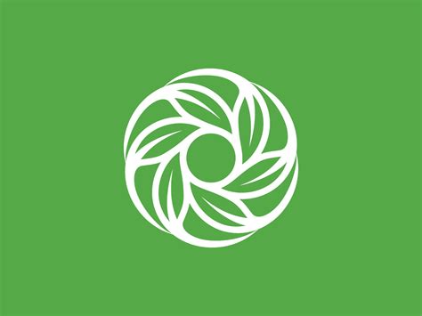 Circle Leaf Logo Design by Sixtynine Designs on Dribbble