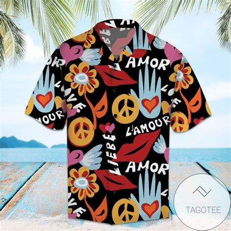 Buy Amazing Hippie Lover Hawaiian Aloha Shirts