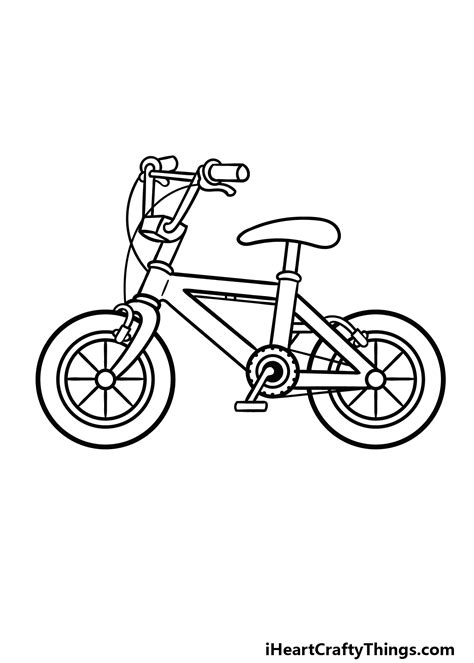 How To Draw A Cartoon Bike - Mixvolume9