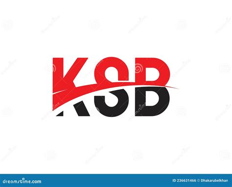 KSB Letter Initial Logo Design Vector Illustration Stock Vector - Illustration of element ...