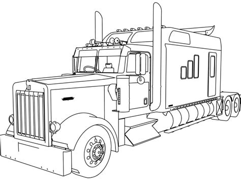 Free Truck - Coloring Pages