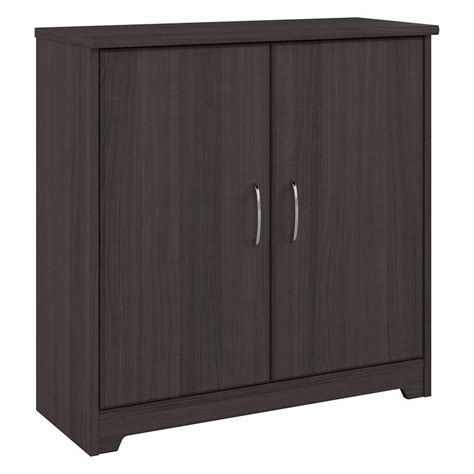 Cabot Small Bathroom Storage Cabinet in Heather Gray - Engineered Wood ...