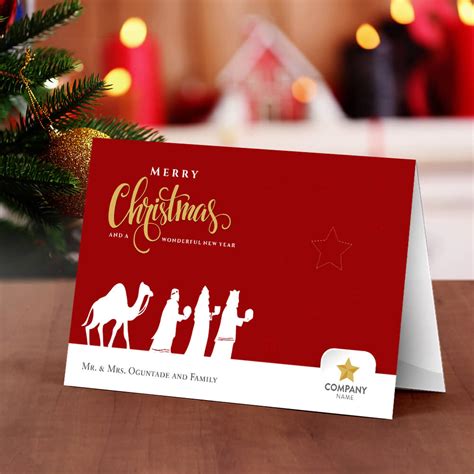 Corporate Logo-Upload Christmas Card – Greetings World