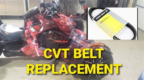 Can-Am Ryker CVT BELT replacement cost! - YouTube