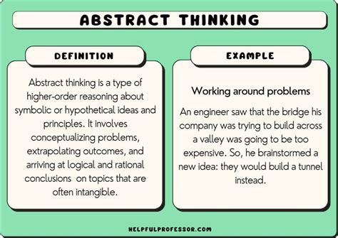 23 Abstract Thinking Examples (2024)