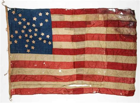 Civil War Era 34 Star American Flag (1861-1863)