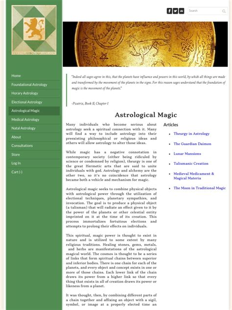 Astrological Magic - Medieval Astrology Guide | PDF | Astrology | Hermeticism