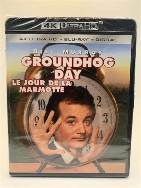 GROUNDHOG DAY 4K HD Ultra Blu Ray Digital copy Bill Murray $34.99 ...