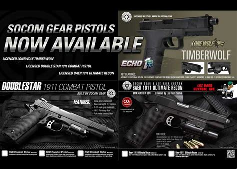 3 Licensed SOCOM Gear Pistols Available | Popular Airsoft: Welcome To The Airsoft World